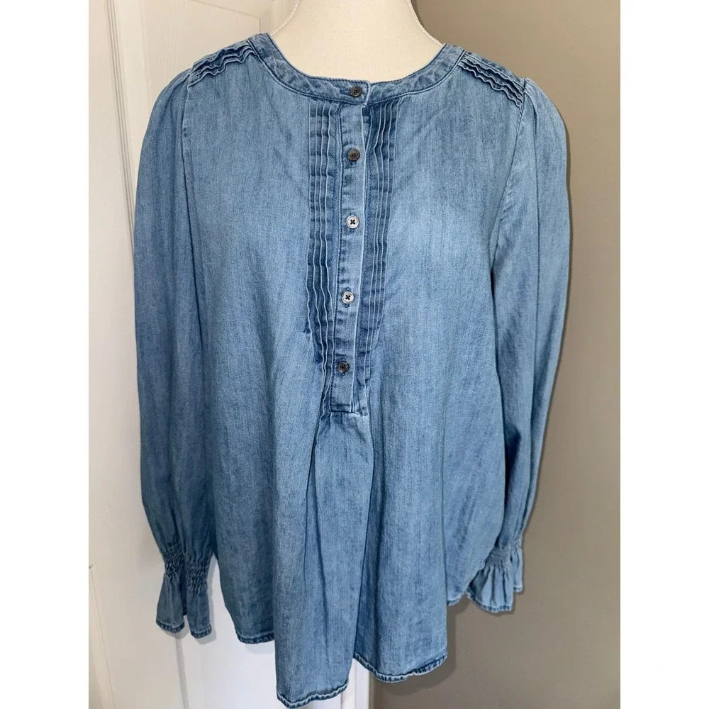 LOFT chambray denim